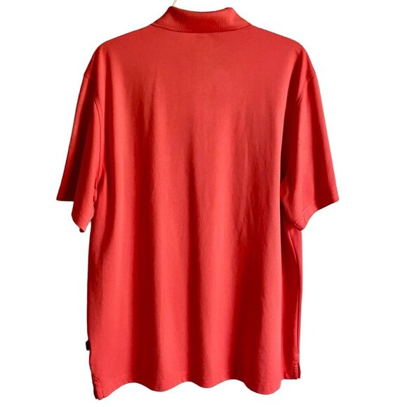 Greg Norman for Tasso Elba Five Iron Orange Polo Shirt with Play Dry Men's Large - Picture 5 of 8